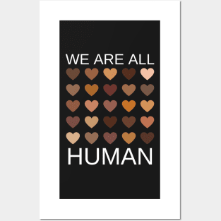 We are all human black history Posters and Art